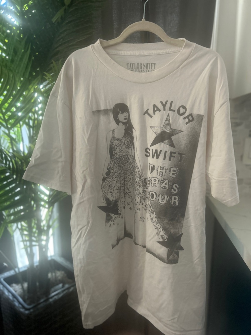 Taylor Swift Eras Tour Cream Graphic Tee- Unisex